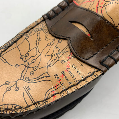 【中古品】【メンズ】 AVIREX アヴィレックス × KENFORD ケンフォード 別注 コラボ TANKSOLE LOAFERS ICON OF FLIGHT タンクソール ローファー アイコン オブ フライト 靴 164-251225-ko-17-tei サイズ：26.5cm カラー：ブラウン 万代Net店