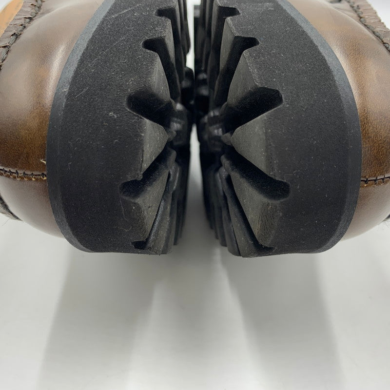 【中古品】【メンズ】 AVIREX アヴィレックス × KENFORD ケンフォード 別注 コラボ TANKSOLE LOAFERS ICON OF FLIGHT タンクソール ローファー アイコン オブ フライト 靴 164-251225-ko-17-tei サイズ：26.5cm カラー：ブラウン 万代Net店