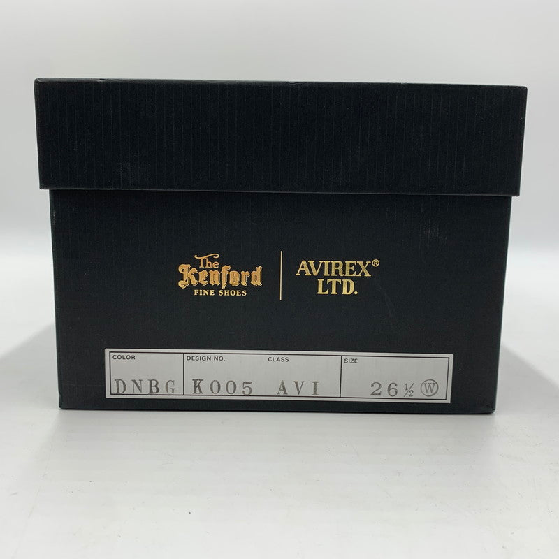 【中古品】【メンズ】 AVIREX アヴィレックス × KENFORD ケンフォード 別注 コラボ TANKSOLE LOAFERS ICON OF FLIGHT タンクソール ローファー アイコン オブ フライト 靴 164-251225-ko-17-tei サイズ：26.5cm カラー：ブラウン 万代Net店