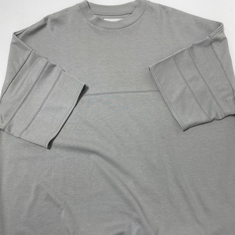【中古品】【メンズ】 MARKA マーカ FOOTBALL TEE WIDE RECYCLE SUVIN ORGANIC COTTON M23A-12CS03B フットボール Ｔシャツ ワイド リサイクル スビン オーガニック コットン 半袖 トップス 140-260617-sa-05-tei サイズ：不明 カラー：グレー 万代Net店