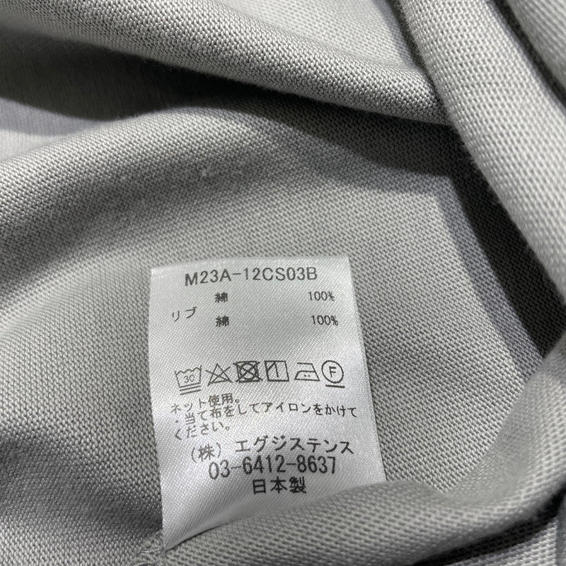 【中古品】【メンズ】 MARKA マーカ FOOTBALL TEE WIDE RECYCLE SUVIN ORGANIC COTTON M23A-12CS03B フットボール Ｔシャツ ワイド リサイクル スビン オーガニック コットン 半袖 トップス 140-260617-sa-05-tei サイズ：不明 カラー：グレー 万代Net店