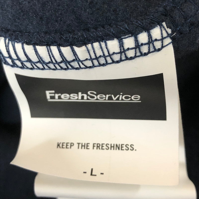 【中古品】【メンズ】 FRESH SERVICE フレッシュサービス FLEECE TRACK SET UP SUIT FSW-23-ST-261 フリース トラック セットアップ スーツ 140-251116-ks-03-tei サイズ：L カラー：ネイビー 万代Net店