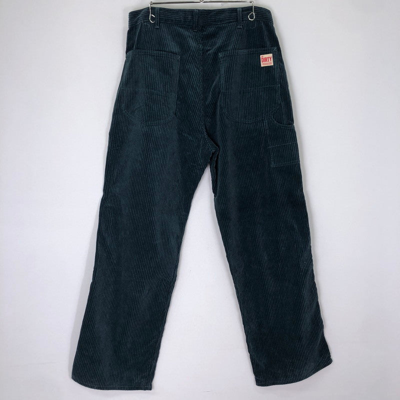 【中古品】【メンズ】 AT DIRTY アット ダ－ティー CORDUROY COTTON PANTS コーデュロイ コットン パンツ ボトムス 156-251116-ks-24-tei サイズ：L カラー：グリーン 万代Net店