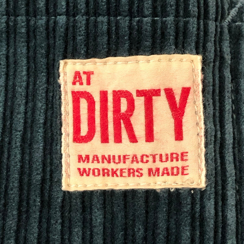 【中古品】【メンズ】 AT DIRTY アット ダ－ティー CORDUROY COTTON PANTS コーデュロイ コットン パンツ ボトムス 156-251116-ks-24-tei サイズ：L カラー：グリーン 万代Net店