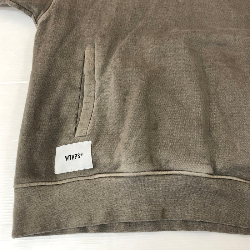 【中古品】【メンズ】 WTAPS ダブルタップス 20AW SIGN HOODED 202ATDT-CSM29 サイン フーデッド 長袖 トップス プルオーバーパーカー 142-251116-ks-10-tei サイズ：01 カラー：グレー 万代Net店