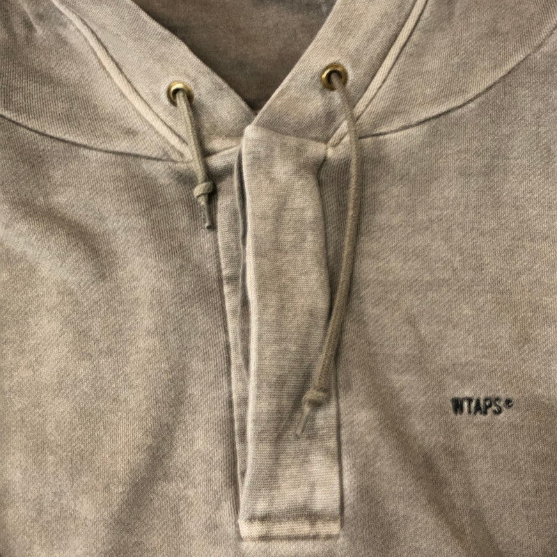 【中古品】【メンズ】 WTAPS ダブルタップス 20AW SIGN HOODED 202ATDT-CSM29 サイン フーデッド 長袖 トップス プルオーバーパーカー 142-251116-ks-10-tei サイズ：01 カラー：グレー 万代Net店