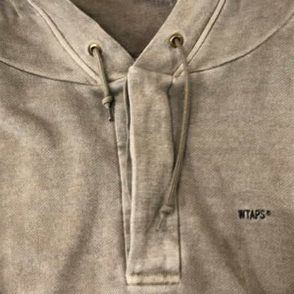 【中古品】【メンズ】 WTAPS ダブルタップス 20AW SIGN HOODED 202ATDT-CSM29 サイン フーデッド 長袖 トップス プルオーバーパーカー 142-251116-ks-10-tei サイズ：01 カラー：グレー 万代Net店