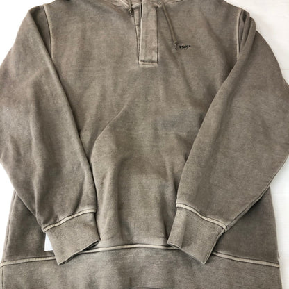 【中古品】【メンズ】 WTAPS ダブルタップス 20AW SIGN HOODED 202ATDT-CSM29 サイン フーデッド 長袖 トップス プルオーバーパーカー 142-251116-ks-10-tei サイズ：01 カラー：グレー 万代Net店