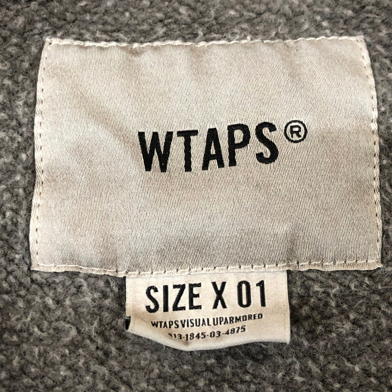 【中古品】【メンズ】 WTAPS ダブルタップス 20AW SIGN HOODED 202ATDT-CSM29 サイン フーデッド 長袖 トップス プルオーバーパーカー 142-251116-ks-10-tei サイズ：01 カラー：グレー 万代Net店