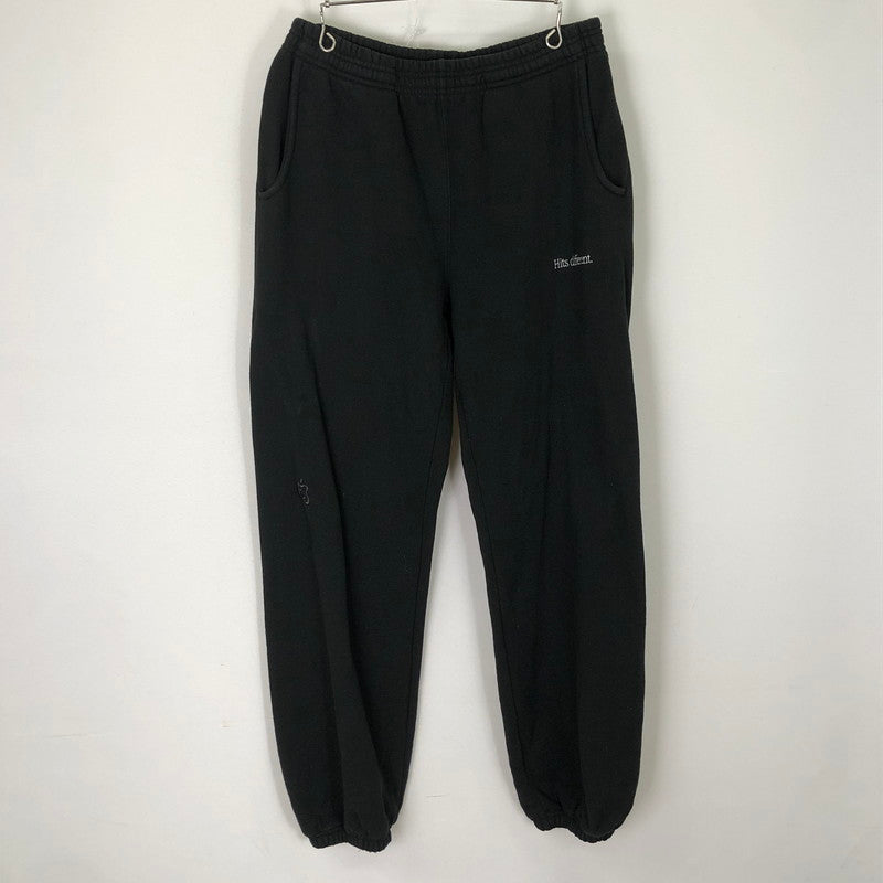 【中古品】【メンズ】 SOL SOONERORLATER ソル スーナーオアレイター APPLE SWEATPANTS アップル スウェット パンツ ボトムス 151-251116-ks-21-tei サイズ：L カラー：ブラック 万代Net店