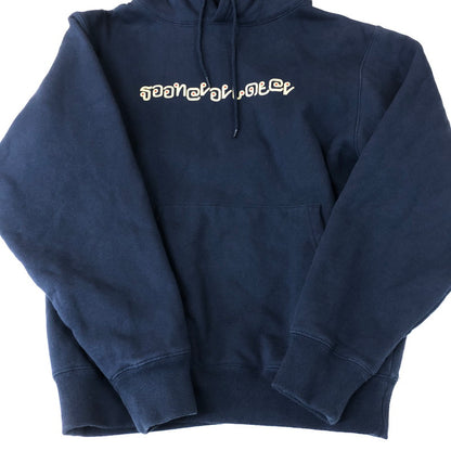 【中古品】【メンズ】 SOL SOONERORLATER ソル スーナーオアレイター 25AW SHAKY THAI LOGO HOODIE シェイキー タイ ロゴ フーディー 140-251116-ks-05-fuzh サイズ：M カラー：ネイビー 万代Net店