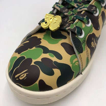 【中古品】【メンズ】 adidas アディダス × A BATHING APE アベイシングエイプ 別注 コラボ STANSIMTH BAPE IG8949 スタンスミス ベイプ スニーカー 靴 161-251217-ks-12-tei カラー：ABCカモ 万代Net店