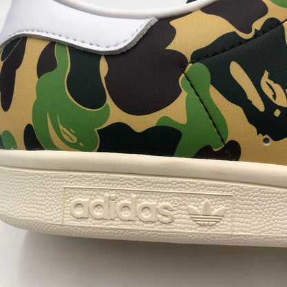 【中古品】【メンズ】 adidas アディダス × A BATHING APE アベイシングエイプ 別注 コラボ STANSIMTH BAPE IG8949 スタンスミス ベイプ スニーカー 靴 161-251217-ks-12-tei カラー：ABCカモ 万代Net店