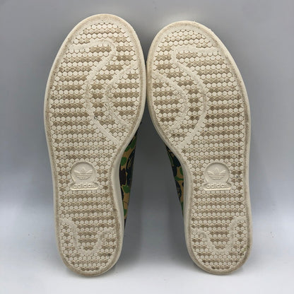 【中古品】【メンズ】 adidas アディダス × A BATHING APE アベイシングエイプ 別注 コラボ STANSIMTH BAPE IG8949 スタンスミス ベイプ スニーカー 靴 161-251217-ks-12-tei カラー：ABCカモ 万代Net店