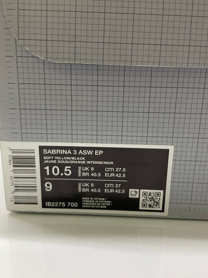 【中古品】【メンズ】 NIKE ナイキ WMNS SABRINA 3 ASW EP ALL-STAR IB2275-700 ウィメンズ サブリナ3 オールスター スニーカー 靴 160-260718-kk-28-hon カラー：SOFT YELLOW/BLACK 万代Net店