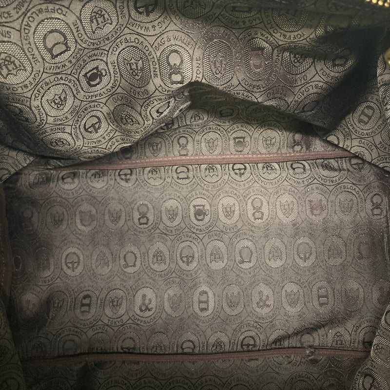 【中古品】【レディース】 TOFF&LOADSTONE トフアンドロードストーン NYLON TOTE BAG ナイロントートバッグ カバン 188-260822-AS-5-hon カラー：ブラック 万代Net店