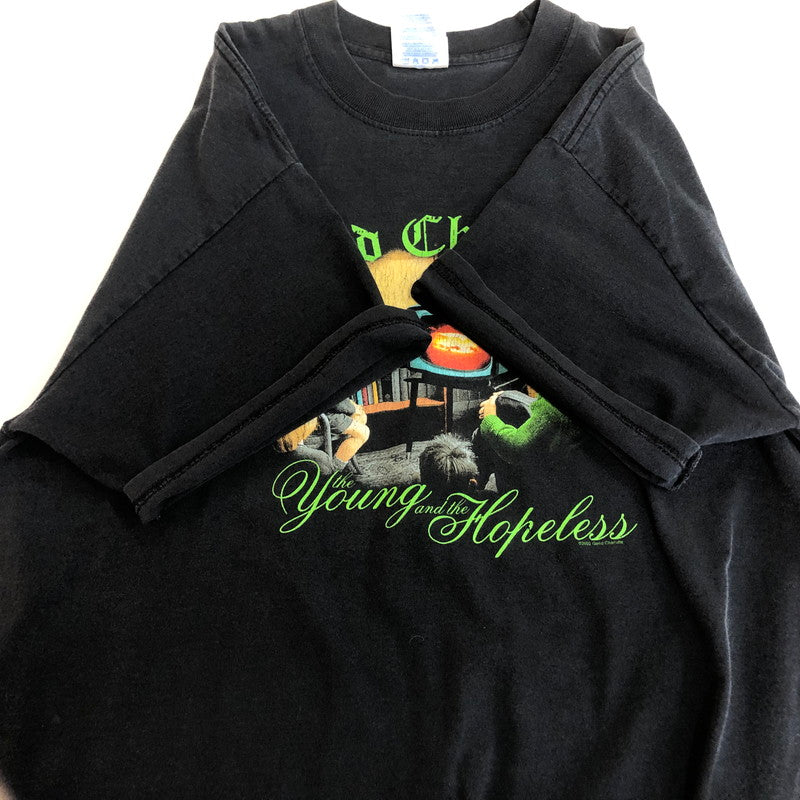 【現状渡し品】【メンズ】 M&O Knits エム＆オー ニットズ GOOD CHARLOTTE S/S TEE グッド シャーロット ショートスリーブ Tシャツ トップス 半袖 145-251118-ts-07-tei サイズ：L カラー：ブラック 万代Net店