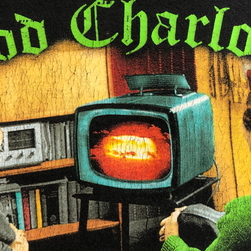 【現状渡し品】【メンズ】 M&O Knits エム＆オー ニットズ GOOD CHARLOTTE S/S TEE グッド シャーロット ショートスリーブ Tシャツ トップス 半袖 145-251118-ts-07-tei サイズ：L カラー：ブラック 万代Net店