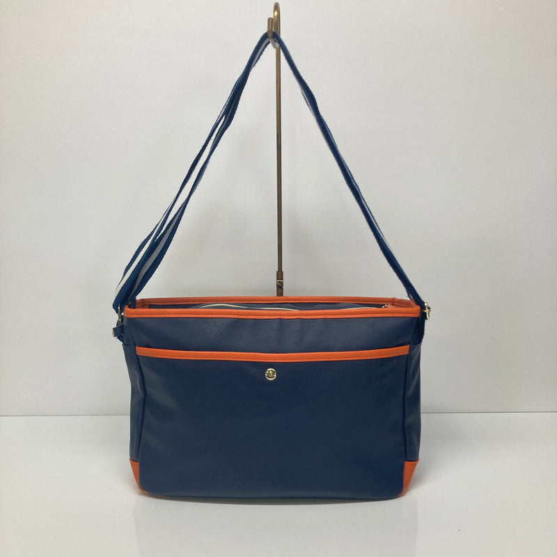 【中古品】【メンズ/レディース】 GALFY ガルフィー SHOULDER BAG ショルダーバッグ カバン 188-260822-AS-1-hon カラー：ネイビー/オレンジ 万代Net店