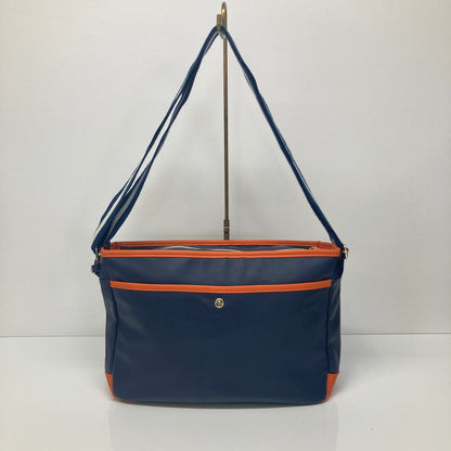 【中古品】【メンズ/レディース】 GALFY ガルフィー SHOULDER BAG ショルダーバッグ カバン 188-260822-AS-1-hon カラー：ネイビー/オレンジ 万代Net店