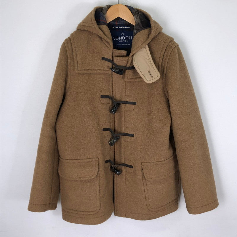 【中古品】【メンズ】 LONDON TRDITION ロンドントラディション WOOL DUFFLE COAT ウール ダッフルコート アウター 141-251118-ks-01-tei サイズ：42 カラー：ベージュ 万代Net店