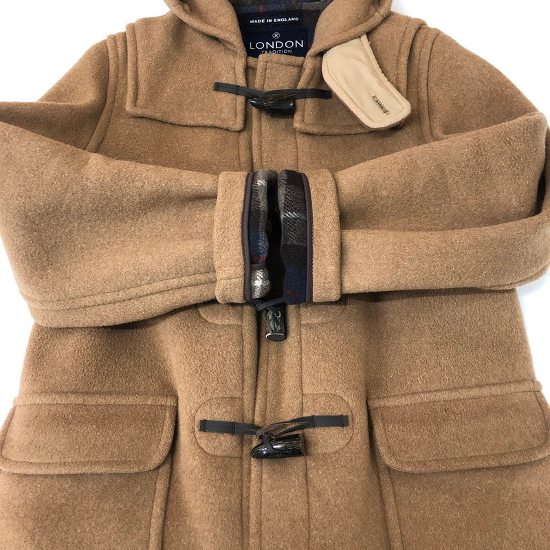 【中古品】【メンズ】 LONDON TRDITION ロンドントラディション WOOL DUFFLE COAT ウール ダッフルコート アウター 141-251118-ks-01-tei サイズ：42 カラー：ベージュ 万代Net店