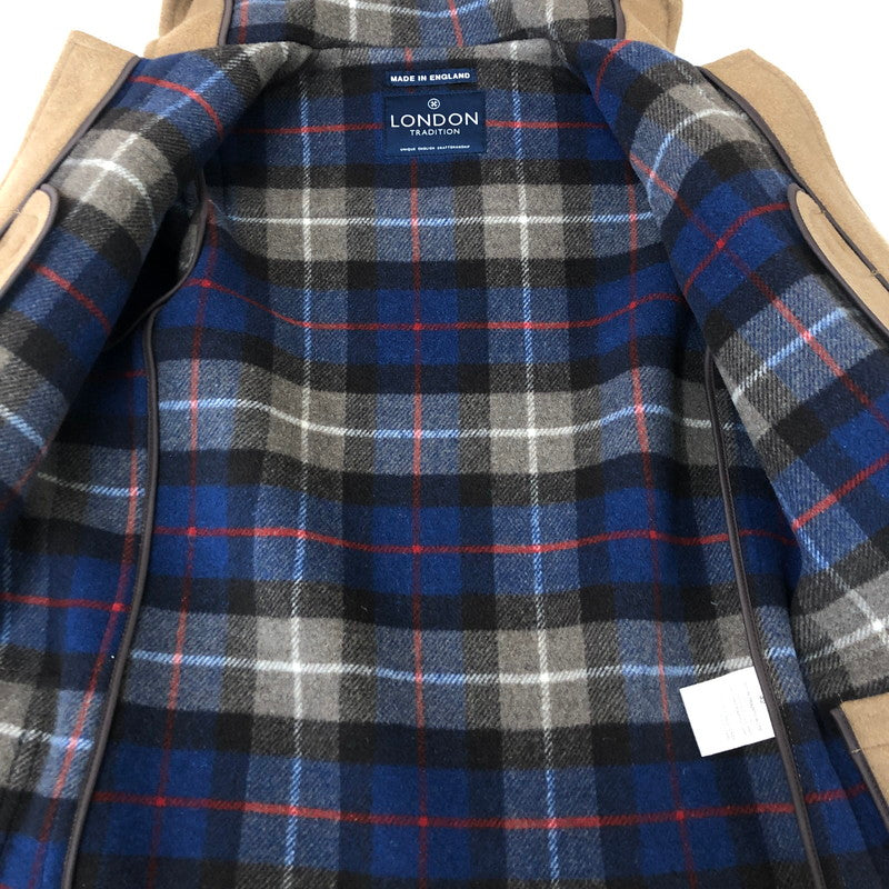【中古品】【メンズ】 LONDON TRDITION ロンドントラディション WOOL DUFFLE COAT ウール ダッフルコート アウター 141-251118-ks-01-tei サイズ：42 カラー：ベージュ 万代Net店