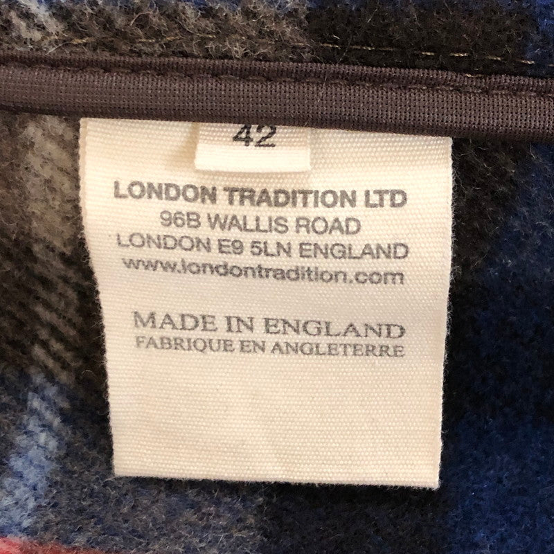 【中古品】【メンズ】 LONDON TRDITION ロンドントラディション WOOL DUFFLE COAT ウール ダッフルコート アウター 141-251118-ks-01-tei サイズ：42 カラー：ベージュ 万代Net店