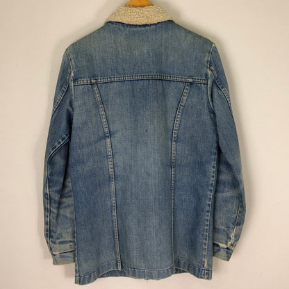 【現状渡し品】【メンズ】 Wrangler ラングラー 70～80's DENIM BOA LUNCH COAT VINTAGE 70～80年代 デニム ボア ランチ コート アウター ヴィンテージ 145-251118-ks-11-tei サイズ：不明 カラー：インディゴ 万代Net店