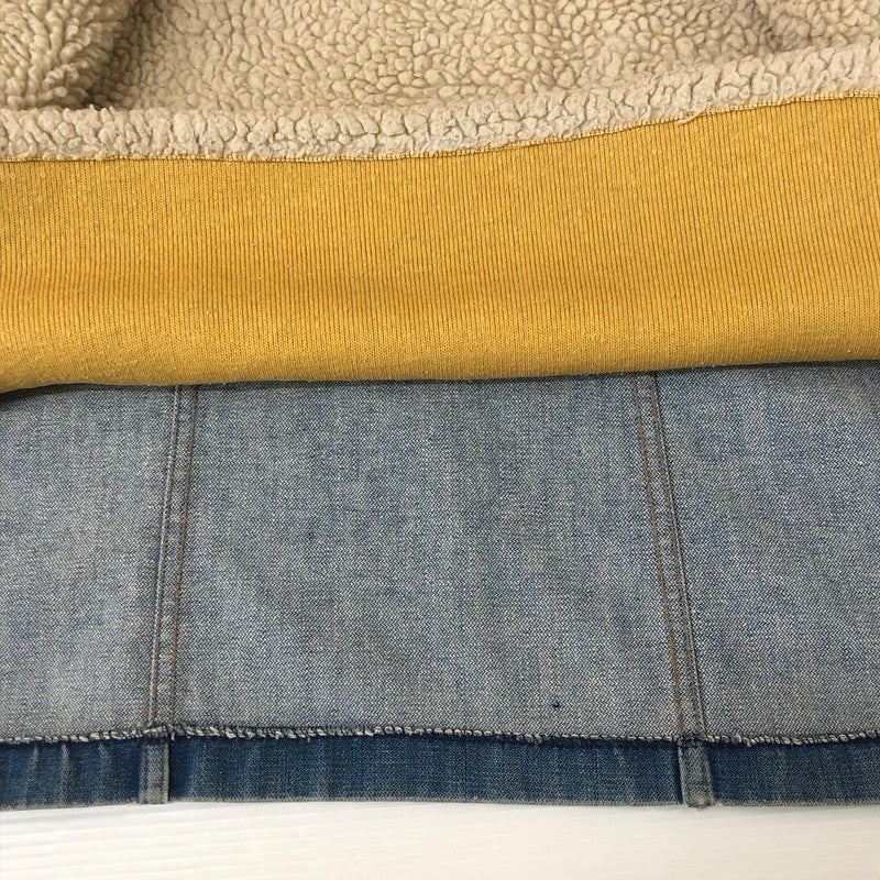 【現状渡し品】【メンズ】 Wrangler ラングラー 70～80's DENIM BOA LUNCH COAT VINTAGE 70～80年代 デニム ボア ランチ コート アウター ヴィンテージ 145-251118-ks-11-tei サイズ：不明 カラー：インディゴ 万代Net店