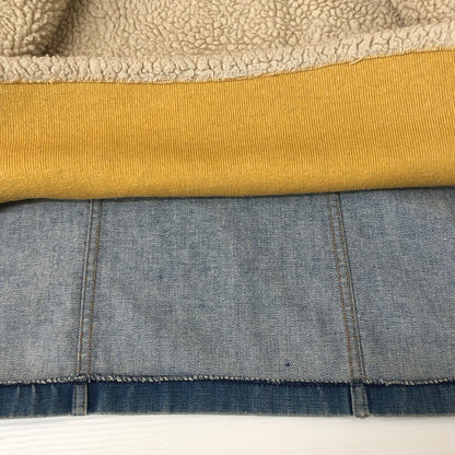 【現状渡し品】【メンズ】 Wrangler ラングラー 70～80's DENIM BOA LUNCH COAT VINTAGE 70～80年代 デニム ボア ランチ コート アウター ヴィンテージ 145-251118-ks-11-tei サイズ：不明 カラー：インディゴ 万代Net店