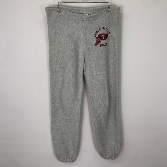 【現状渡し品】【メンズ】 Champion チャンピオン 70's REVERSE WEAVE PINOLE VALLEY TRACK SWEAT PANTS VINTAGE 70年代 リバースウィーブ ピノールバレー トラック スウェットパンツ ボトムス ヴィンテージ 156-251118-ks-18-tei サイズ：M カラー：グレー 万代Net店