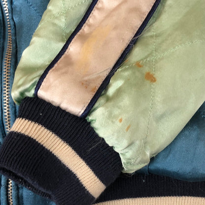 【現状渡し品】【メンズ】 BGCO 90's CALIFORNIA WEST COAST REVERSIBLE JACKET 90年代 カルフォルニア ウエストコート リバーシブル ジャケット ライトアウター スカジャン 145-251118-ks-13-tei サイズ：M カラー：ブルー 万代Net店