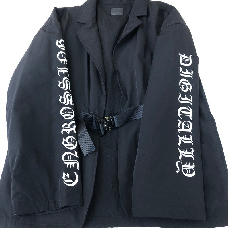 【中古品】【メンズ】 Danke Schon ダンケシェーン 19AW COBRA BUCKLE TAILORED JACKET 19A-BSL061-DS コブラ バックル テーラード ジャケット ライトアウター ナイロンジャケット 142-251118-ks-04-tei サイズ：F カラー：ブラック 万代Net店