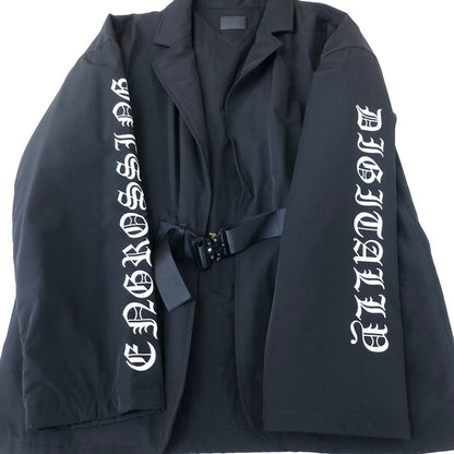 【中古品】【メンズ】 Danke Schon ダンケシェーン 19AW COBRA BUCKLE TAILORED JACKET 19A-BSL061-DS コブラ バックル テーラード ジャケット ライトアウター ナイロンジャケット 142-251118-ks-04-tei サイズ：F カラー：ブラック 万代Net店