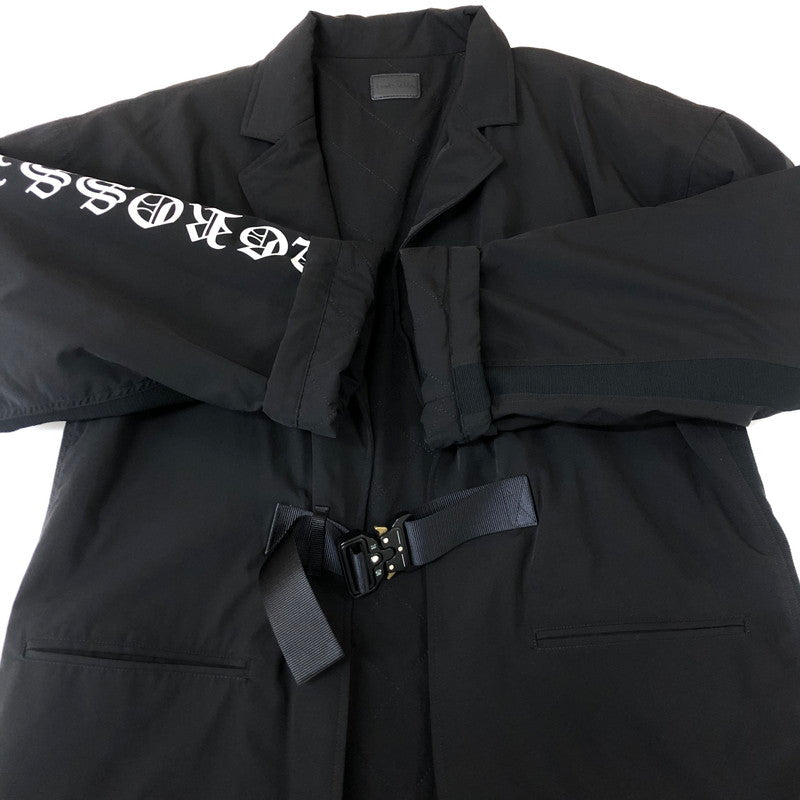 【中古品】【メンズ】 Danke Schon ダンケシェーン 19AW COBRA BUCKLE TAILORED JACKET 19A-BSL061-DS コブラ バックル テーラード ジャケット ライトアウター ナイロンジャケット 142-251118-ks-04-tei サイズ：F カラー：ブラック 万代Net店