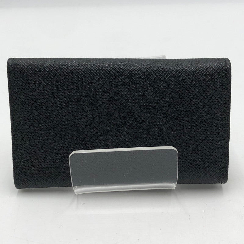 【中古品】【メンズ/レディース】 PRADA プラダ サフィアーノレザー 6連キーケース 1PG222 財布 キーケース 181-251123-yy-09-tei カラー：ブラック 万代Net店