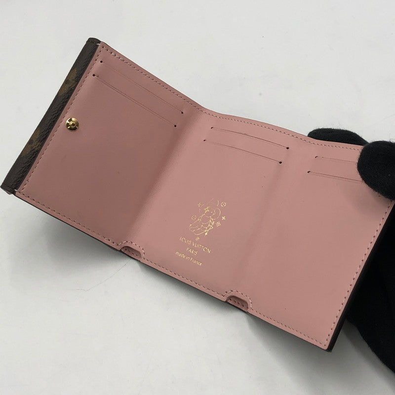 【中古品】【レディース】 LOUIS VUITTON ルイ・ヴィトン モノグラム ポルトフォイユ・セレスト M81665 三つ折り財布 レザーウォレット 179-251123-yy-10-tei カラー：モノグラム 万代Net店