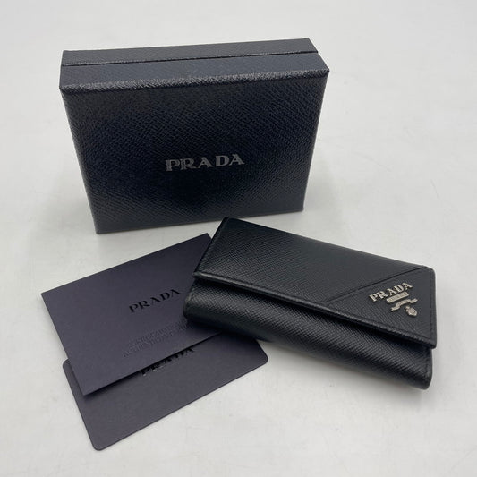 【中古品】【メンズ】 PRADA プラダ PORTACHIAVI GANCI SAFFIANO NERO 2PG222 6連 キーケース 182-251128-yo-07-tei カラー：ブラック 万代Net店
