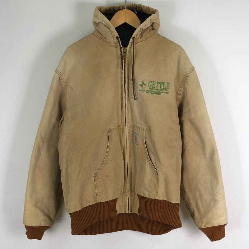 【現状渡し品】【メンズ】 Carhartt カーハート ACTIVE JACKET J04 アクティブジャケット ライトアウター USA製 145-251124-yy-12-tei サイズ：XL カラー：ベージュ 万代Net店
