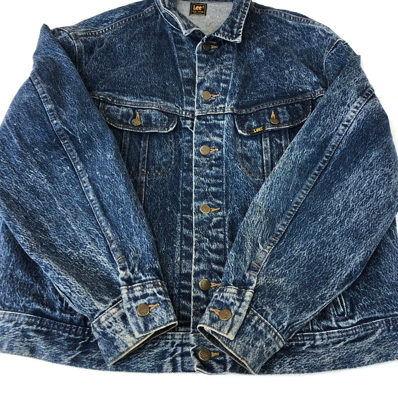 【中古品】【メンズ】 Lee リー 80's DENIM JACKET MADE IN USA VINTAGE PATD-153438 220-J デニムジャケット アウター USA製 ヴィンテージ Gジャン 145-251124-ts-17-tei サイズ：不明 カラー：インディゴ 万代Net店