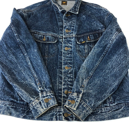 【中古品】【メンズ】 Lee リー 80's DENIM JACKET MADE IN USA VINTAGE PATD-153438 220-J デニムジャケット アウター USA製 ヴィンテージ Gジャン 145-251124-ts-17-tei サイズ：不明 カラー：インディゴ 万代Net店