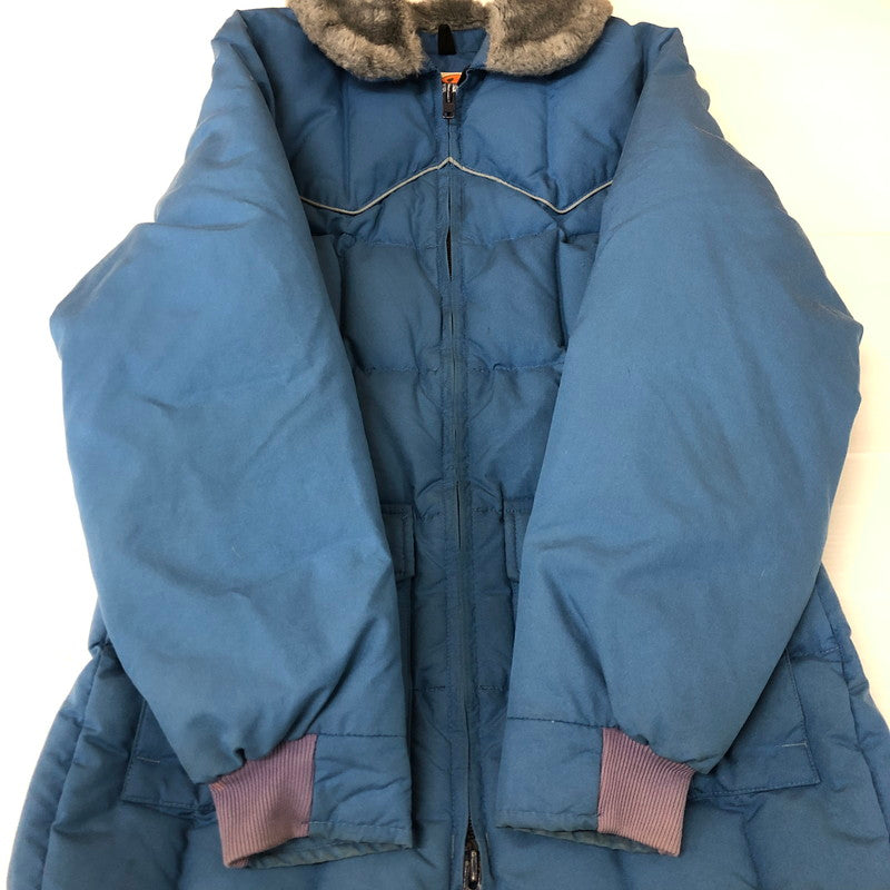 【中古品】【メンズ】 COMFY コムフィ 70's BOA DOWN JACKET VINTAGE 70年代 ボア ダウンジャケット アウター ヴィンテージ USA製 144-251124-yy-07-tei サイズ：不明 カラー：ブルー 万代Net店