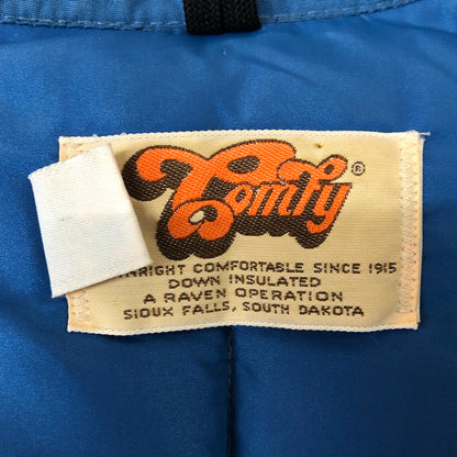 【中古品】【メンズ】 COMFY コムフィ 70's BOA DOWN JACKET VINTAGE 70年代 ボア ダウンジャケット アウター ヴィンテージ USA製 144-251124-yy-07-tei サイズ：不明 カラー：ブルー 万代Net店