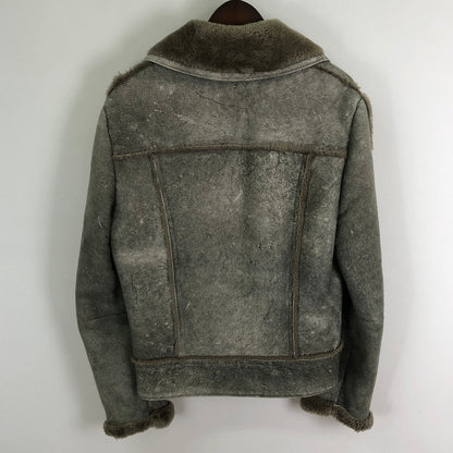 【現状渡し品】【メンズ】 SAWYER OF NAPA ソーヤーオブナパ 60~70's MOUTON JACKET VINTAGE 60~70年代 ムートンジャケット アウター ヴィンテージ USA製 145-251124-yy-13-tei サイズ：38 カラー：グレー 万代Net店