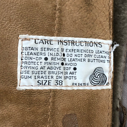 【現状渡し品】【メンズ】 SAWYER OF NAPA ソーヤーオブナパ 60~70's MOUTON JACKET VINTAGE 60~70年代 ムートンジャケット アウター ヴィンテージ USA製 145-251124-yy-13-tei サイズ：38 カラー：グレー 万代Net店