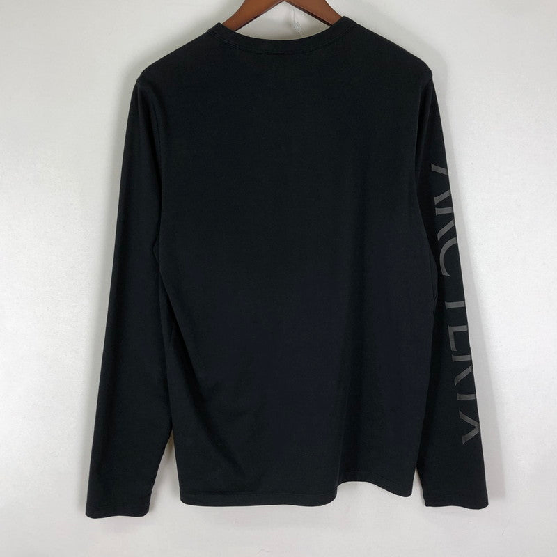 【中古品】【メンズ】 ARC'TERYX アークテリクス CAPTIVE ARCWORD L/S SHIRT X000006544 キャプティブ アークワード ロングスリーブ シャツ トップス 長袖 144-251124-ts-11-tei サイズ：S カラー：ブラック 万代Net店