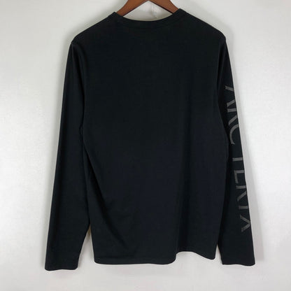 【中古品】【メンズ】 ARC'TERYX アークテリクス CAPTIVE ARCWORD L/S SHIRT X000006544 キャプティブ アークワード ロングスリーブ シャツ トップス 長袖 144-251124-ts-11-tei サイズ：S カラー：ブラック 万代Net店