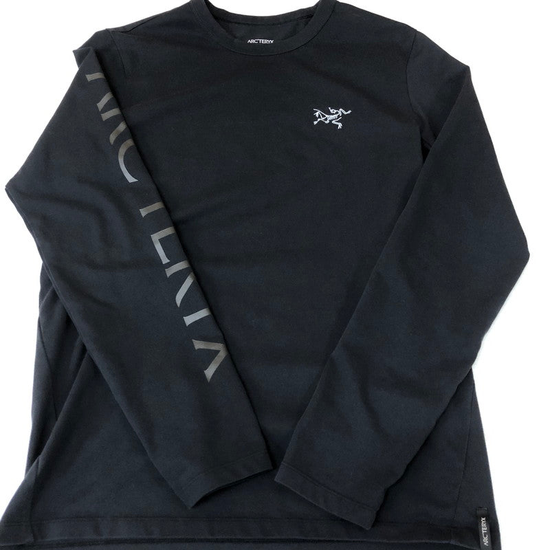 【中古品】【メンズ】 ARC'TERYX アークテリクス CAPTIVE ARCWORD L/S SHIRT X000006544 キャプティブ アークワード ロングスリーブ シャツ トップス 長袖 144-251124-ts-11-tei サイズ：S カラー：ブラック 万代Net店