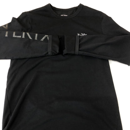 【中古品】【メンズ】 ARC'TERYX アークテリクス CAPTIVE ARCWORD L/S SHIRT X000006544 キャプティブ アークワード ロングスリーブ シャツ トップス 長袖 144-251124-ts-11-tei サイズ：S カラー：ブラック 万代Net店